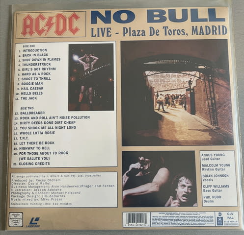 AC DC NO BULL Laserdisc - village Kuklеn | Movies - снимка 2