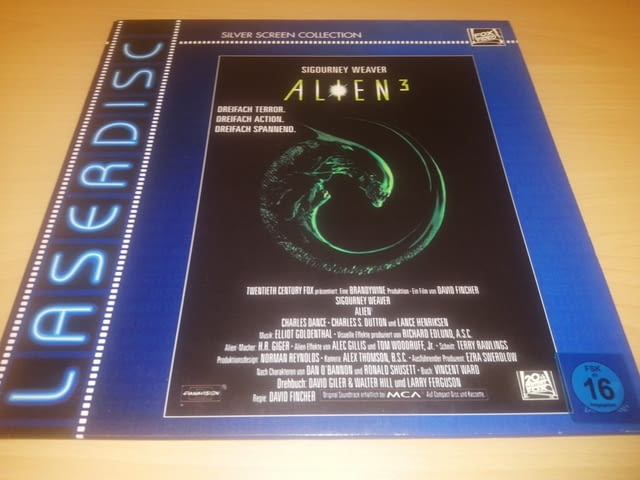 ALIEN 3 PAL Deutsch Laserdisc - village Kuklеn | Movies - снимка 1