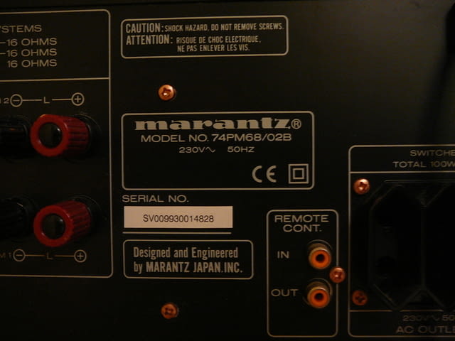 Marantz pm-68 - град Пазарджик | Ресийвъри / Усилватели - снимка 7