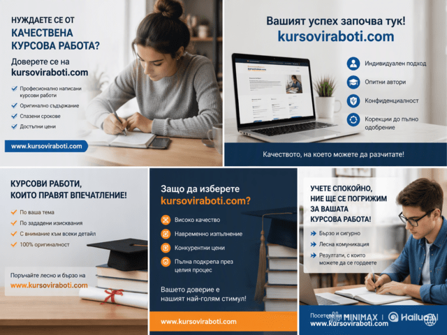 Изготвяне на писмени разработки за студенти, докторанти, ученици и учители - снимка 1