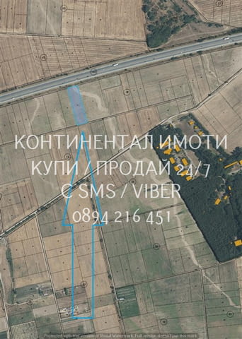 Код 63229. Поземлен имот 5000м2 с лице на АМ Тракия. С лесен достъп по широк селски път на около 1км - снимка 2