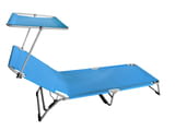 Градински шезлонг Muhler C2013, 188х56хH25cm