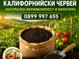 🪱 БИОТОР ОТ КАЛИФОРНИЙСКИ ЧЕРВЕЙ – натурален вермикомпост и биохумус за плодородна почва и богата р