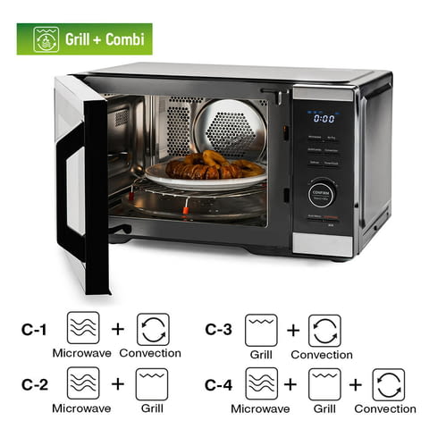 Микровълнова фурна 5в1 MUHLER MO-979 Air Plus, 27L, черна, дигитална - снимка 5