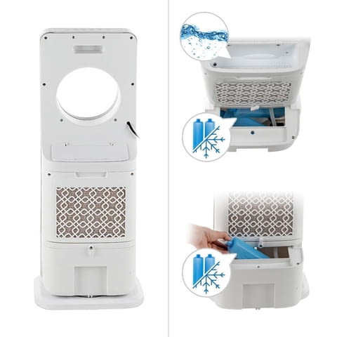 Мобилен охладител Muhler MC-4000, 65W, безвитлов, LED, 4 л, таймер - снимка 3