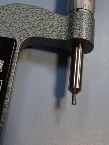 Ножов микрометър TESA 25-50mm outside micrometer small-point contacts - снимка 4