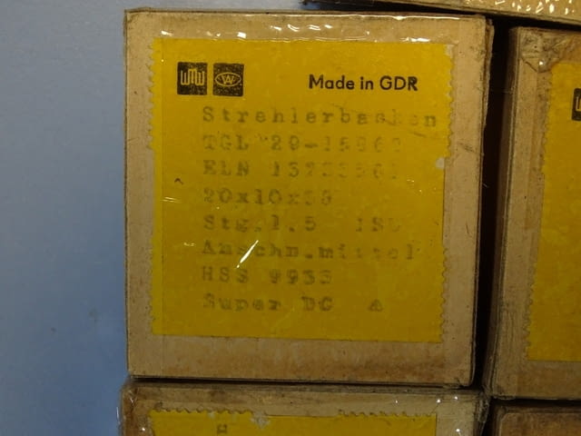 Комплект резбонарезни челюсти WMW(strehler backen) TGL20-15960 HSS - снимка 7