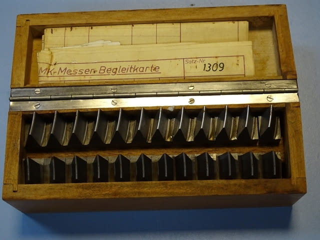Комплект ножове Кlingelnberg AMK-Messer cutter blade set М3.2, Zw-5, R-100 - снимка 12
