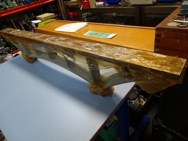 Проверовъчна линия ШМ-1000 cast iron strainght edge L-1000 mm - снимка 2
