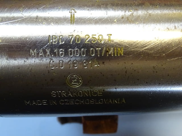 Високоскоростен шлифовъчен шпиндел TOS IBC 70250T grinding spindle R 16000 min-1 - снимка 3