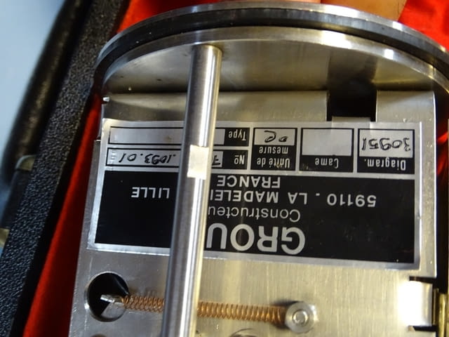 Механичен самописец GROUX 30951 mechanical temperature recorder - снимка 2