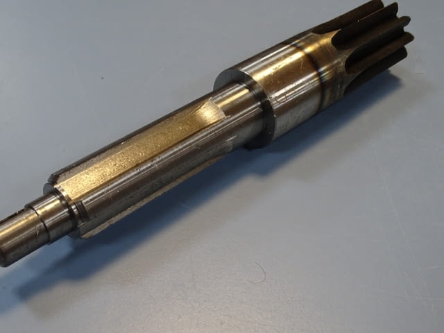 Вал-зъбно колело за струг С13 Gear Shaft / Pinion Shaft for C13 Lathe - снимка 2