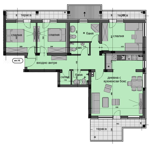 Голям апартамент с 3 спални с АКТ 16 и опция гараж, city of Plovdiv | Apartments - снимка 9