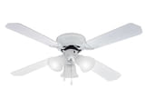 Вентилатор таванен 42'' Muhler MCF-4262W N, 55W, осветление - 1бр крушки, MDF