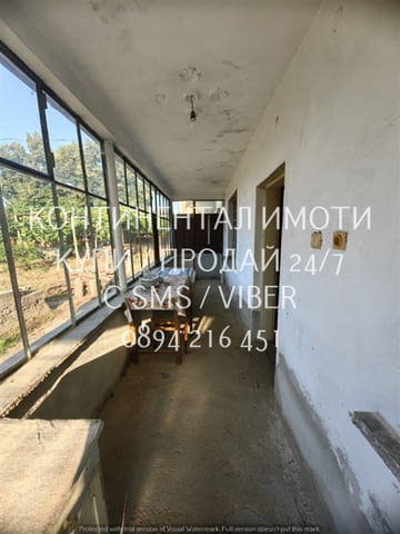 Код 70016. Двуетажна стара къща 80м2 с допълнителни монолитни постройка и двор 930м2 Трифазен и моно - снимка 7