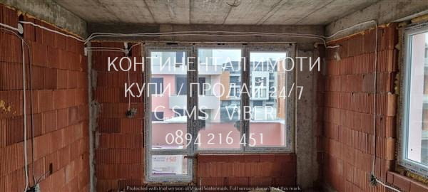 Код 70025. Нов двустаен монолит 60м2 - стр. етап груб строеж. На ет.2 в комплекс Баш пара, кв. Остро - снимка 1