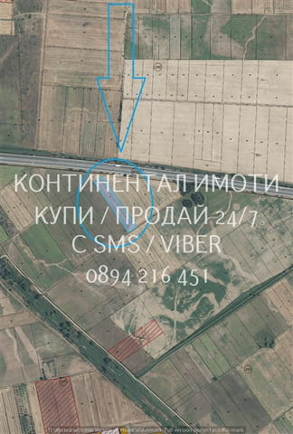 Код 70024. Поземлен имот 6300м2 в близост до Пловдив, на изхода на града, преди детелината вдясно, п - снимка 2