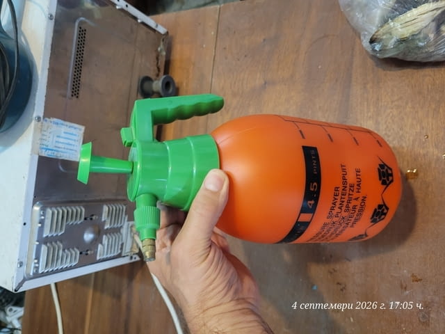 Ръчна градинска пръскачка с предварително напомпване (Pressure Sprayer) - снимка 3