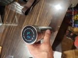 Смарт термобутилка (термос) от неръждаема стомана с LED температурен дисплей на капачката.