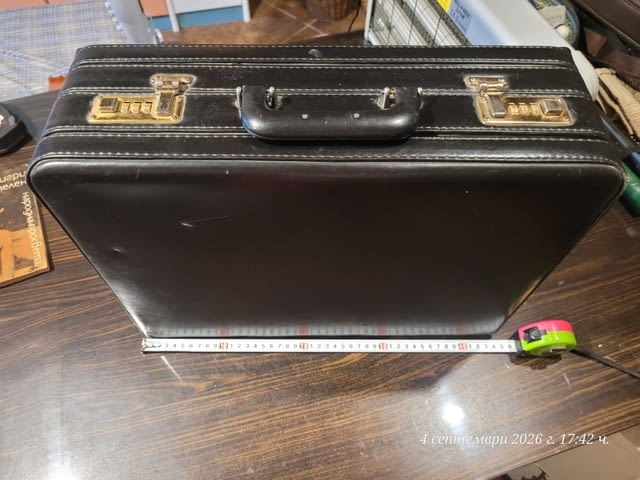 Твърд куфар дипломатическо куфарче (Attache Case / Briefcase) - снимка 5