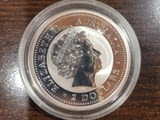 Монета The Perth Mint. „Година на Петела“ от 2005 г. австралийска сребърна монета