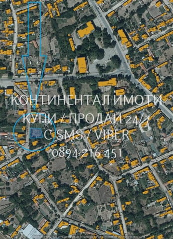 Код 70035. Слънчев парцел 500м2 - отличен регулиран поземлен имот в сърцето на селото. Имотът се нам - снимка 2