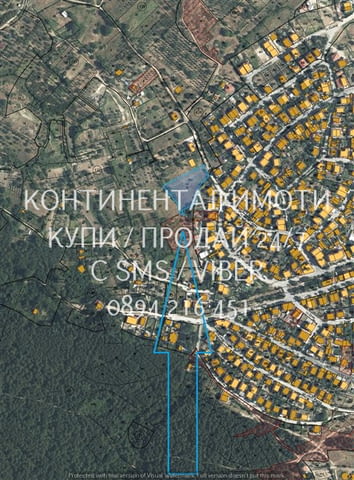 Код 70036. Парцел 3400м2 до регулацията с лице на асфалтирана улица 25м, лесен достъп. Подходящ за р - снимка 2