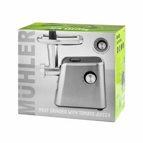 Месомелачка с приставка за домати Muhler MG-1808TS, 1800W, град Сандански - снимка 12