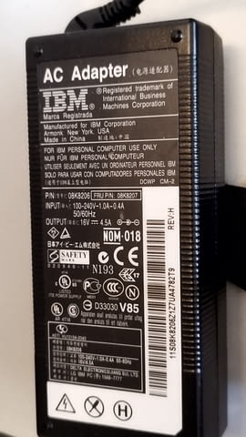IBM / Lenovo, 16V, 4.5A, 72W - Захранване за лаптопи, град София | Електроника - снимка 8