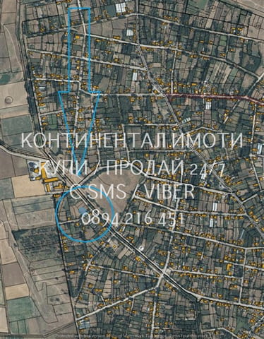 Код 70044. Два съседни УПИта по 530м2 - ток и вода до имотите, виза за стротелство на къща. Тихо мяс - снимка 2