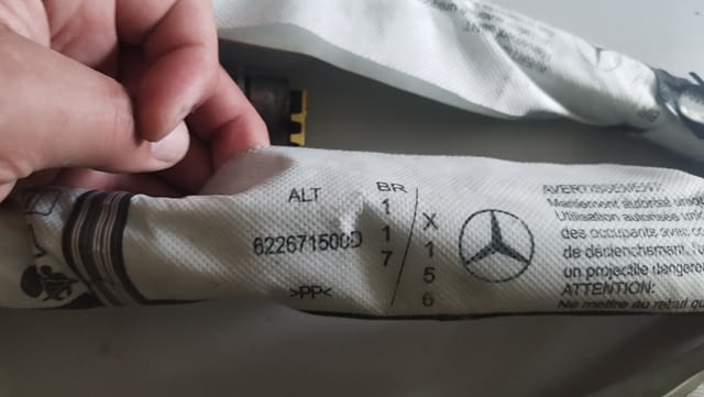 Mercedes GLA класа - оригинален еърбег тип „завеса“ (Curtain Airbag) 2015-2019 - снимка 4