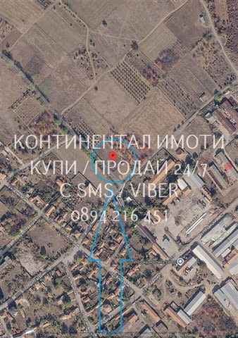 Код 70048. Поземлен имот 760м2, в съседство има прекарана вода и електричество, парцелът е с изглед - снимка 2