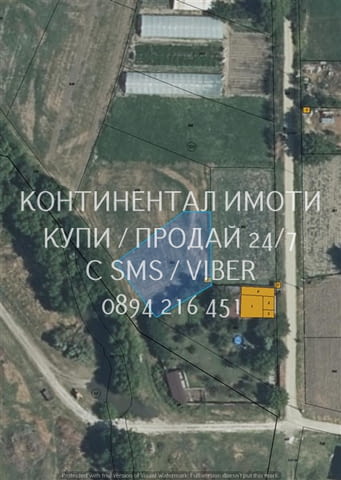 Код 70049. Парцел 860м2 с ток, сонда за поливане /обособена в 5м2 вписани като стоп- сграда в кадаст - снимка 1