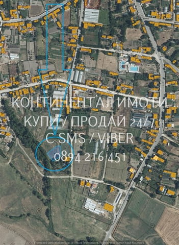 Код 70049. Парцел 860м2 с ток, сонда за поливане /обособена в 5м2 вписани като стоп- сграда в кадаст - снимка 2