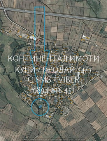 Код 70049. Парцел 860м2 с ток, сонда за поливане /обособена в 5м2 вписани като стоп- сграда в кадаст - снимка 3