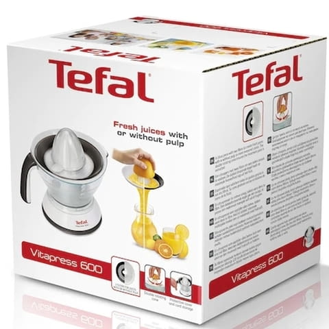 Цитрус преса, Tefal ZP300138, Juicer, 25W, Juice jug 0.6 liters, 2 Filters, Reversible rotation - снимка 2
