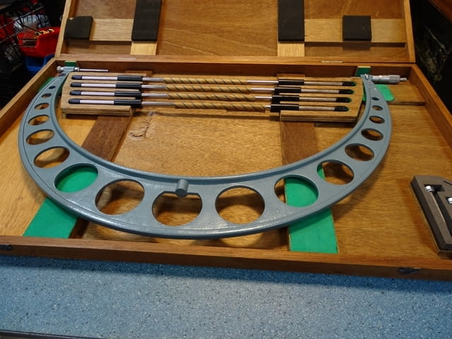 Микрометър Mitutoyo 104-145 OMC-700 outside micrometer 600-700mm - снимка 6
