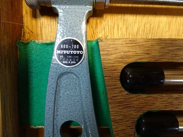 Микрометър Mitutoyo 104-145 OMC-700 outside micrometer 600-700mm - снимка 9