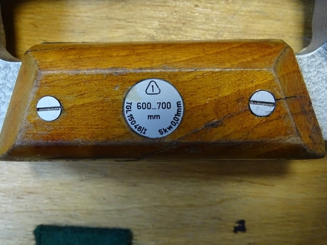 Микрометър DDR outside micrometer 600-700mm - град Пловдив | Инструменти - снимка 8