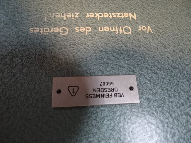 Пенетрометър VEB Feinmess Dresden-Gerat AP4 220V/50Hz/40VA Penetrometer - снимка 3
