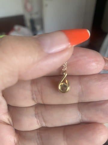 Колие с ест.диамант-Топ оферта, city of Vidin | Necklaces / Chains / Pendants - снимка 3