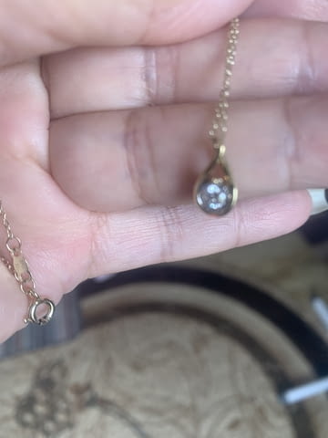 Колие с ест.диамант-Топ оферта, city of Vidin | Necklaces / Chains / Pendants - снимка 4