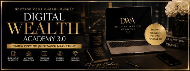 Digital Wealth Academy 3.0 Пълен курс по дигитален маркетинг и онлайн доходи - снимка 1