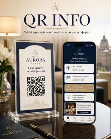 Професионални QR решения за хотели, ресторанти, СПА и бизнес Повече клиенти и по-добро обслужване - снимка 3