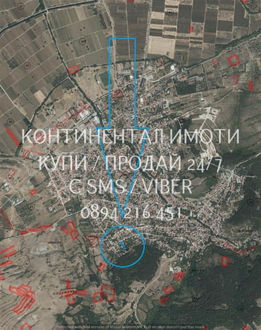 Код 70056. Двуетажна вила 60м2 и лицев гараж 22м2 в горната част на селото в голям парцел 960м2. Пар - снимка 3
