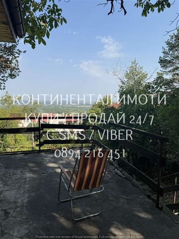 Код 70056. Двуетажна вила 60м2 и лицев гараж 22м2 в горната част на селото в голям парцел 960м2. Пар - снимка 4