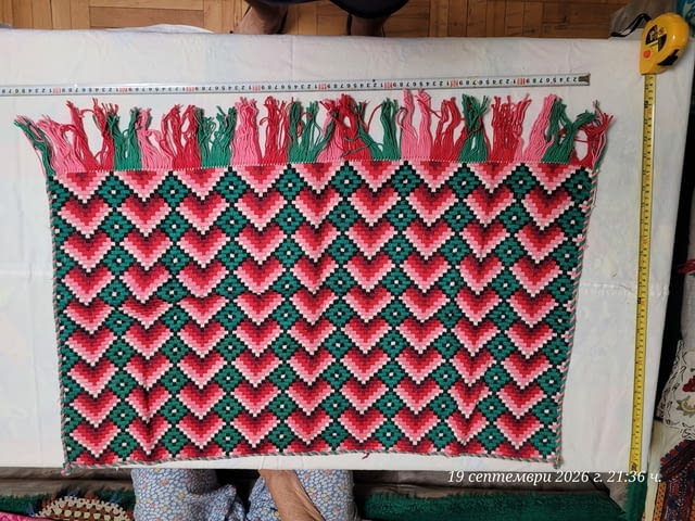 Ръчно тъкан ковьор за стена , в перфектно съсътояние., city of Plovdiv | Tapestry - снимка 7