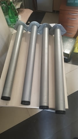 Мебелени крака 71-74см метални Ф60 за маси или бюра - city of Sofia | Tables - снимка 2