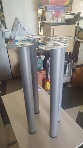 Мебелени крака 71-74см метални Ф60 за маси или бюра - city of Sofia | Tables - снимка 12