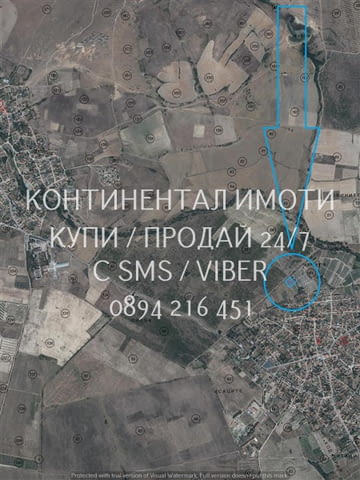 Код 70061. Поземлен имот нива 3дка, в близост до регулация /на около 100м, възможна промяна на НТП и - снимка 3